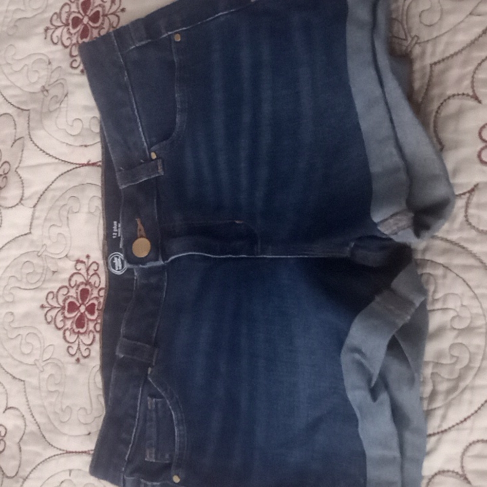 Nwot denim blue short size 12 plus